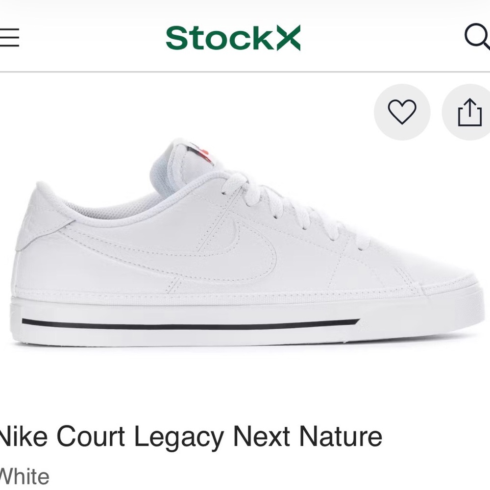 Nike Court Legacy Next Nature White Women’s Shoes